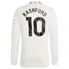 Manchester United Fotbalový Dres 2023-24 Marcus Rashford 10 Alternativní Dlouhý Rukáv