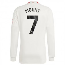 Manchester United Fotbalový Dres 2023-24 Mason Mount 7 Alternativní Dlouhý Rukáv
