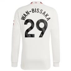 Manchester United Fotbalový Dres 2023-24 Wan-Bissaka 29 Alternativní Dlouhý Rukáv