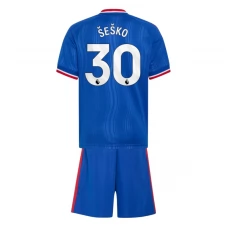 Manchester United Šeško 30 Dětský Venkovní Dres Komplet 2026-27