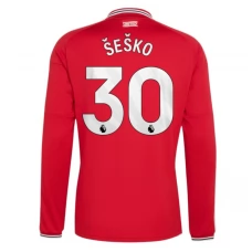 Manchester United Šeško 30 Domácí Dres 2026-27 Dlouhý Rukáv