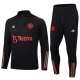 Manchester United Tréninkové Soupravy 2023-24 - 1-4 Zip Černá