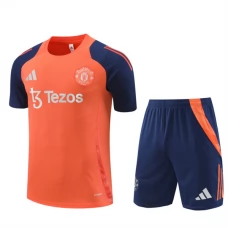 Manchester United Tréninkový Dres Soupravy 2024-25 - Shorts Oranžová