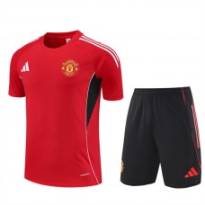 Manchester United Tréninkový Dres Soupravy 2025-26 - Shorts Červená