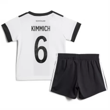 Německo Dětské Fotbalové Dresy Komplet 2022 Joshua Kimmich 6 Domácí