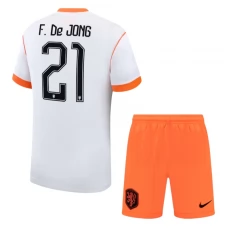 Nizozemsko F.De Jong 21 Dětský Venkovní Dres Komplet MS 2026