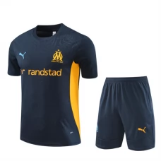 Olympique de Marseille Tréninkový Dres Soupravy 2024-25 - Shorts Dark Modrá