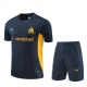 Olympique de Marseille Tréninkový Dres Soupravy 2024-25 - Shorts Dark Modrá