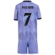 Real Madrid Dětské Fotbalové Dresy Komplet 2022-23 Eden Hazard 7 Venkovní