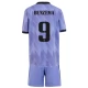 Real Madrid Dětské Fotbalové Dresy Komplet 2022-23 Karim Benzema 9 Venkovní