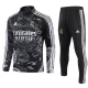 Real Madrid Dětské Tréninkové Soupravy 2023-24 - 1-4 Zip Černá