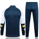 Real Madrid Dětské Tréninkové Soupravy 2023-24 - 1-4 Zip Modrá