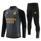 Real Madrid Dětské Tréninkové Soupravy 2023-24 - 1-4 Zip Šedá