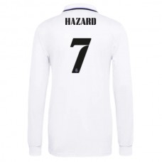 Real Madrid Fotbalový Dres 2022-23 Eden Hazard 7 Domácí Dlouhý Rukáv