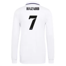 Real Madrid Fotbalový Dres 2022-23 Eden Hazard 7 Domácí Dlouhý Rukáv