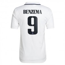 Real Madrid Fotbalový Dres 2022-23 Karim Benzema 9 Domácí