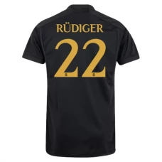 Real Madrid Fotbalový Dres 2023-24 Antonio Rüdiger 22 Alternativní