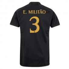 Real Madrid Fotbalový Dres 2023-24 E. Militao 3 Alternativní