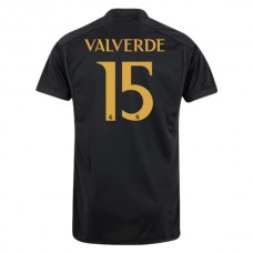 Real Madrid Fotbalový Dres 2023-24 Valverde 15 Alternativní