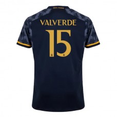 Real Madrid Fotbalový Dres 2023-24 Valverde 15 Venkovní