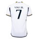 Real Madrid Fotbalový Dres 2023-24 Vinícius Júnior 7 Domácí