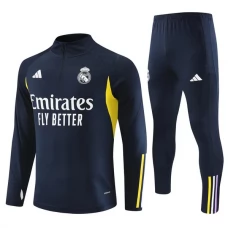 Real Madrid Tréninkové Soupravy 2023-24 - 1-4 Zip Navy