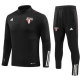 São Paulo FC Tréninkové Soupravy 2023-24 - 1-4 Zip Černá