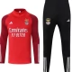 SL Benfica Tréninková Mikina Soupravy 2023-24 - 1-4 Zip Červená