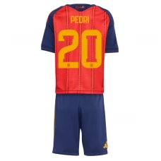 Španělsko Pedri 20 Dětský Domácí Dres Komplet MS 2026