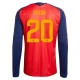 Španělsko Pedri 20 Domácí Dres MS 2026 Dlouhý Rukáv