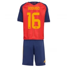 Španělsko Rodrigo 16 Dětský Domácí Dres Komplet MS 2026