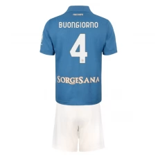 SSC Napoli Buongiorno 4 Dětský Domácí Dres Komplet 2026-27