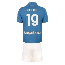 SSC Napoli Højlund 19 Dětský Domácí Dres Komplet 2026-27