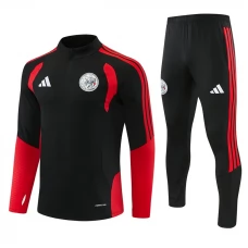 Tepláková Souprava Ajax Amsterdam Dětský 2026-27 - 1-4 Zip Černá
