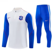 Tepláková Souprava Chelsea Dětský 2026-27 - 1-4 Zip Bílá
