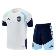 Tepláková Souprava(Dres+Shorts) Argentina Dětský 2026-27 Bílá