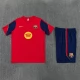 Tepláková Souprava(Dres+Shorts) FC Barcelona Dětský 2026-27 Červená