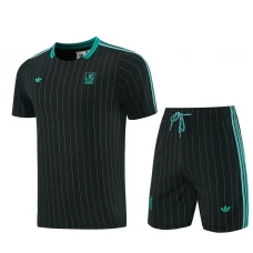 Tepláková Souprava(Dres+Shorts) Liverpool 2026-27 Černá