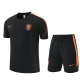 Tepláková Souprava(Dres+Shorts) Nizozemsko 2026-27 Černá