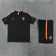 Tepláková Souprava(Dres+Shorts) Nizozemsko 2026-27 Černá
