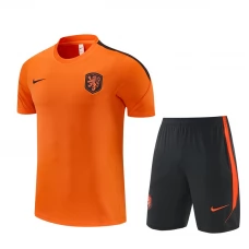 Tepláková Souprava(Dres+Shorts) Nizozemsko 2026-27 Oranžová