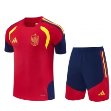 Tepláková Souprava(Dres+Shorts) Španělsko Dětský 2026-27 Červená