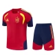 Tepláková Souprava(Dres+Shorts) Španělsko Dětský 2026-27 Červená