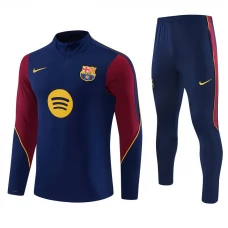 Tepláková Souprava FC Barcelona 2026-27 - 1-4 Zip Modrá