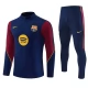 Tepláková Souprava FC Barcelona 2026-27 - 1-4 Zip Modrá