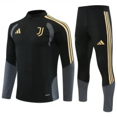 Tepláková Souprava Juventus 2026-27 - 1-4 Zip Černá