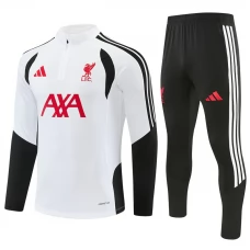Tepláková Souprava Liverpool 2026-27 - 1-4 Zip Bílá