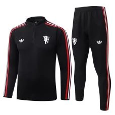Tepláková Souprava Manchester United 2026-27 - 1-4 Zip Černá