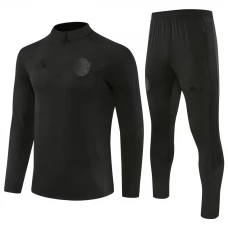 Tepláková Souprava Manchester United Dětský 2026-27 - 1-4 Zip Černá
