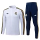 Tepláková Souprava Real Madrid 2026-27 - 1-4 Zip Bílá